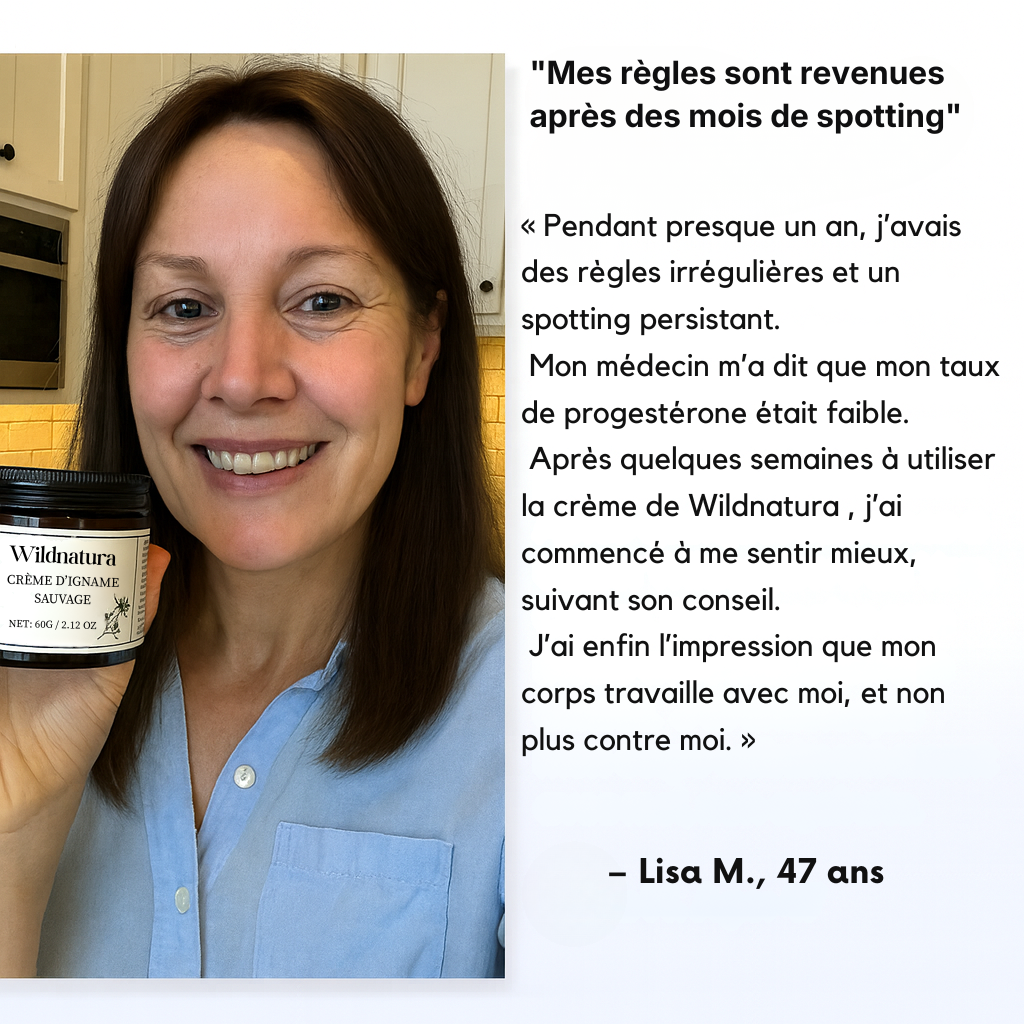 CRÈME D'IGNAME SAUVAGE POUR L'ÉQUILIBRE HORMONAL