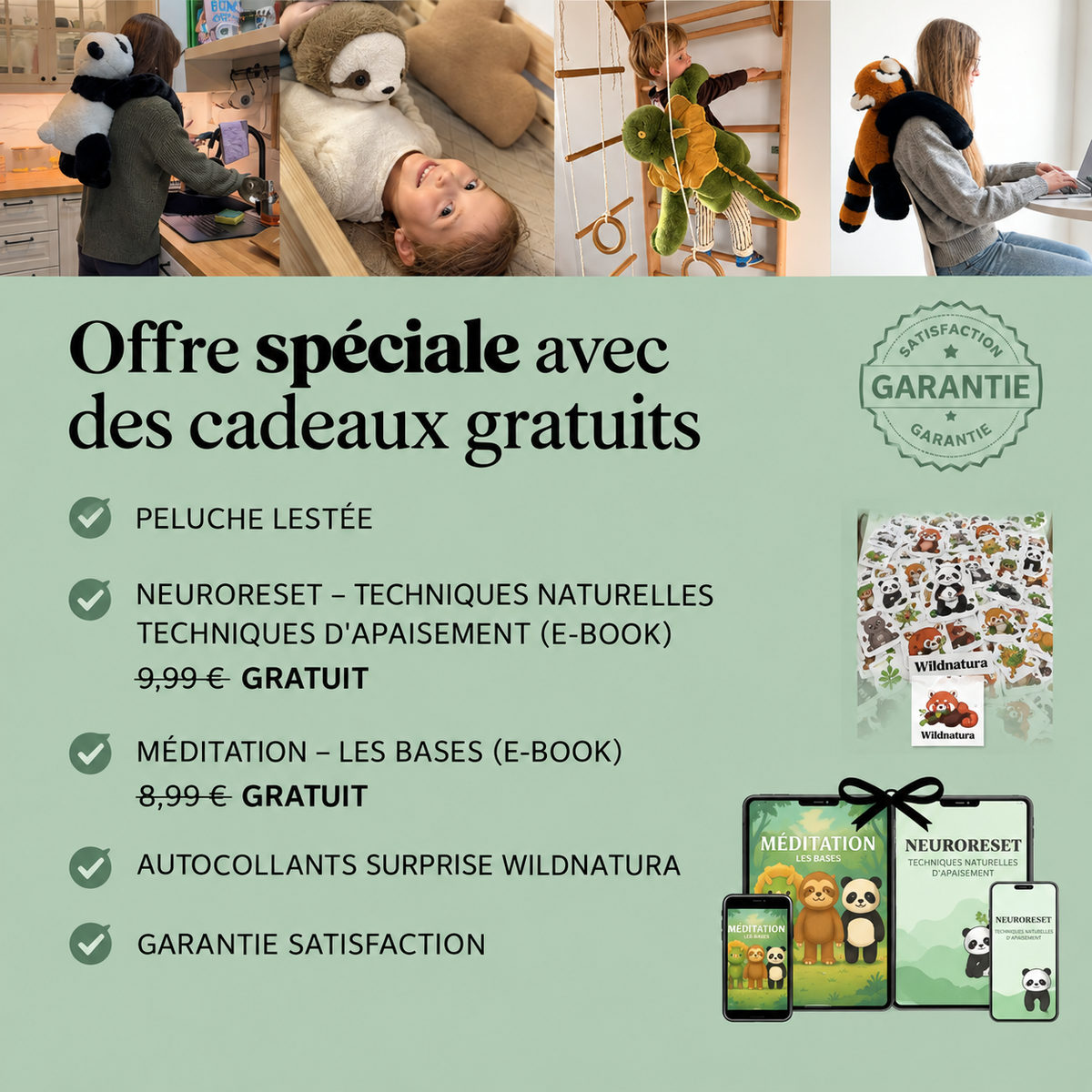 Wildnatura™ - Peluche lestée