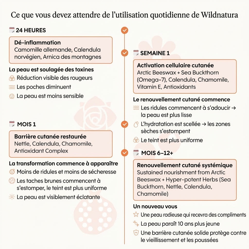 Système complet pour la peau des femmes matures