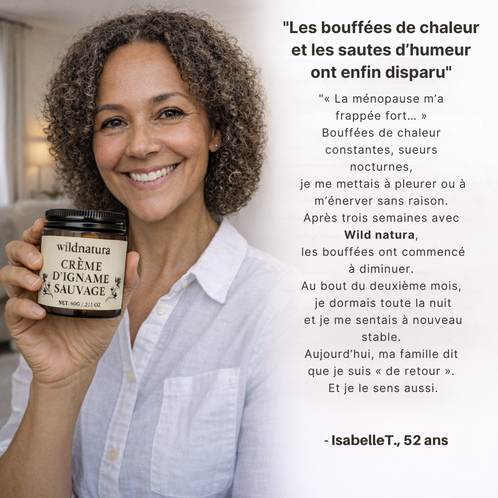CRÈME D'IGNAME SAUVAGE POUR L'ÉQUILIBRE HORMONAL