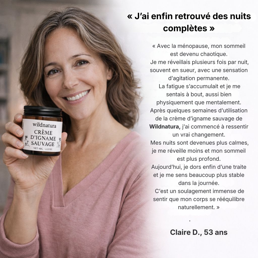 CRÈME D'IGNAME SAUVAGE POUR L'ÉQUILIBRE HORMONAL