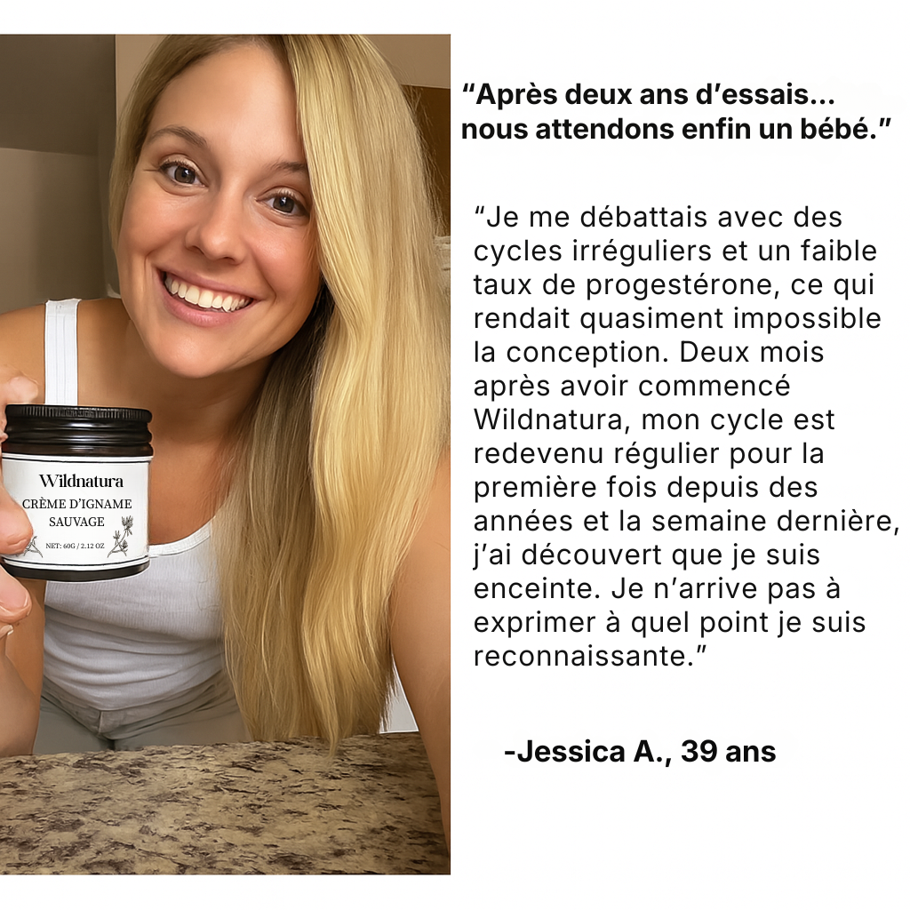 CRÈME D'IGNAME SAUVAGE POUR L'ÉQUILIBRE HORMONAL