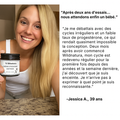 CRÈME D'IGNAME SAUVAGE POUR L'ÉQUILIBRE HORMONAL