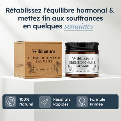 CRÈME D'IGNAME SAUVAGE POUR L'ÉQUILIBRE HORMONAL